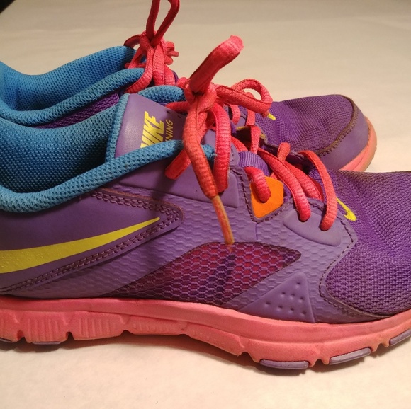 Nike Shoes Nike Neon Hot Pink Athletic Shoes Poshmark